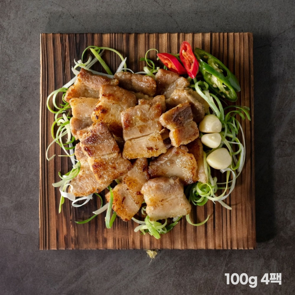 도도한 허브삼겹살 100g 4팩
