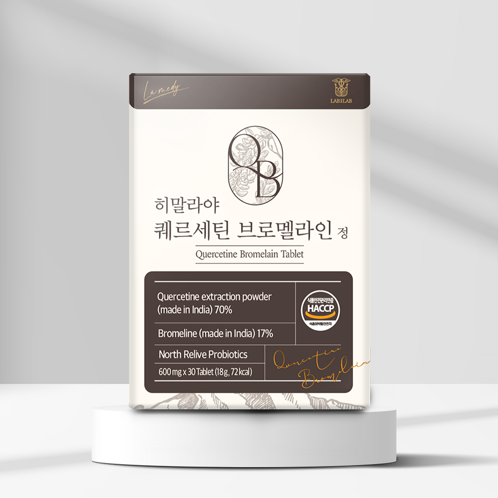 랩온랩 히말라야 퀘르세틴 브로멜라인 18g(30정)