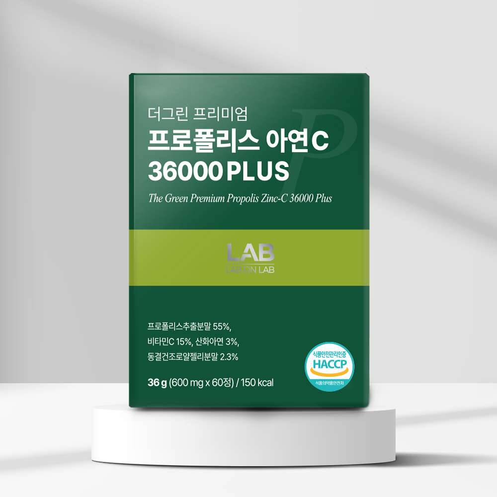 랩온랩 더 그린 프로폴리스 36000 PLUS 36g(60정)