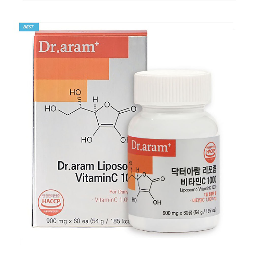 [닥터아람] 리포좀 비타민C 1000 900mg x 60정