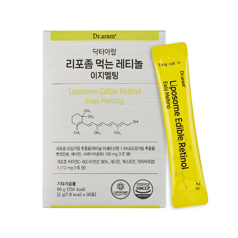 [닥터아람] 리포좀 먹는 레티놀 이지멜팅 2g x 30포