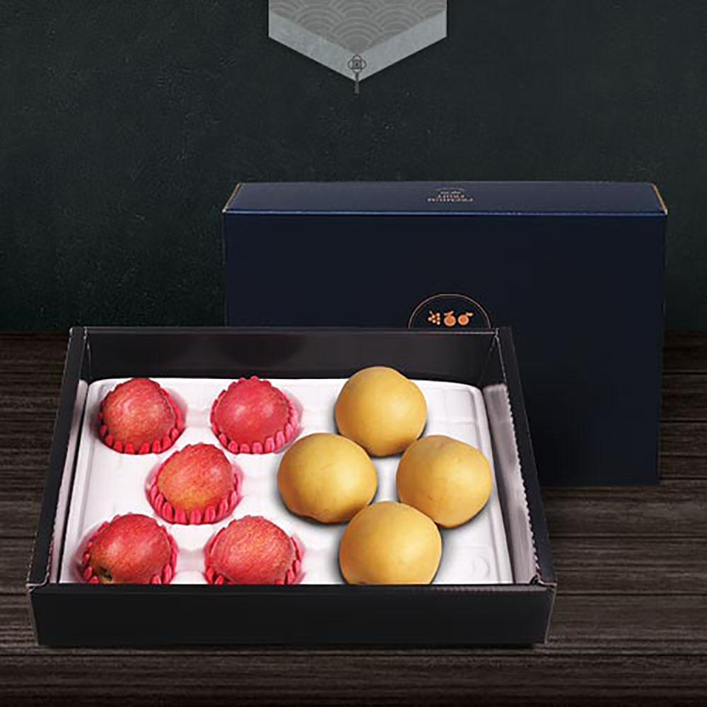 달옥농산 프리미엄 사과+배 혼합선물세트 4kg 대과