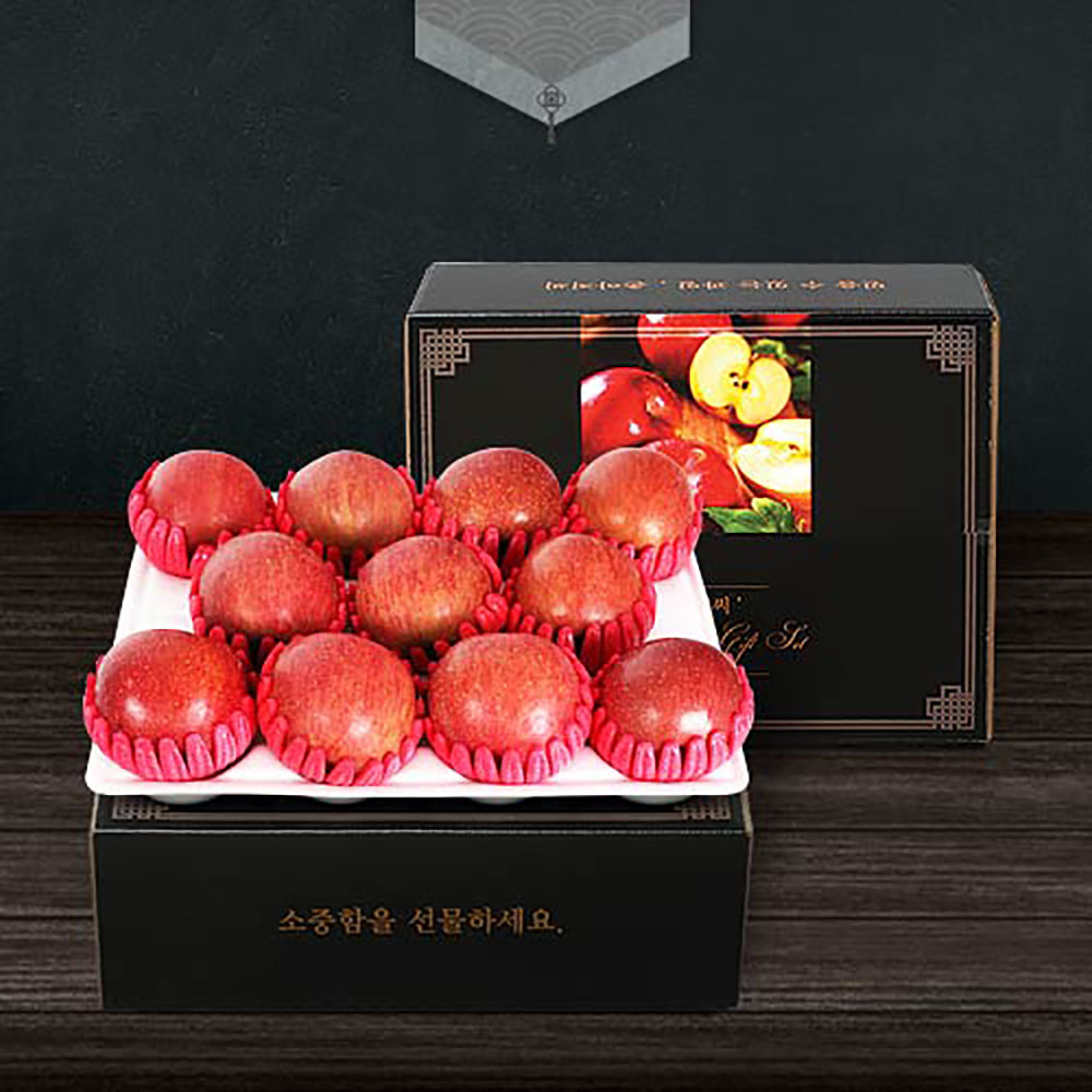 달옥농산 실속형 사과선물세트 3kg 중대과