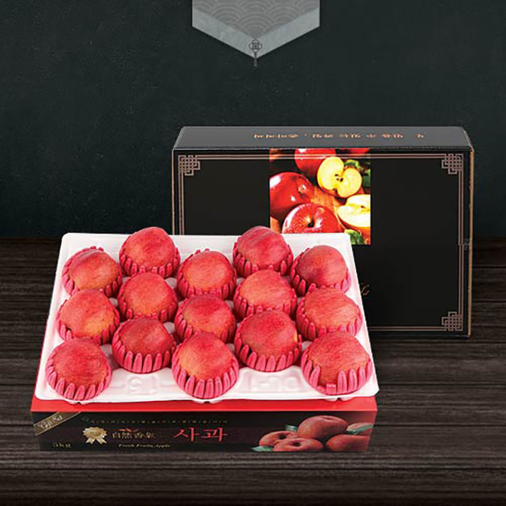 달옥농산 실속형 사과선물세트 4kg 중대과