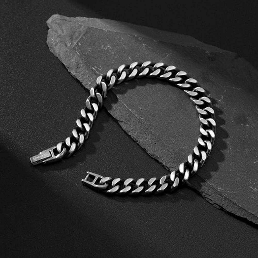 [토르소] TJB1006 어반 스틸 커브 팔찌(사이즈 택1)