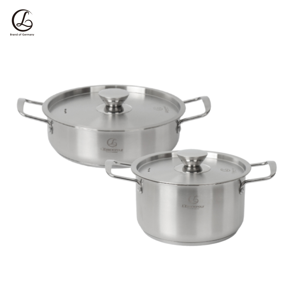 [랑펠로] IH 스텐냄비 2종 B세트(20양수,24전골)