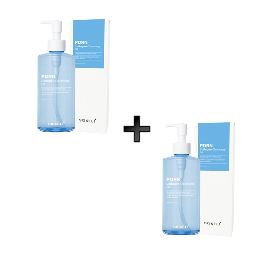 [시스켈리] 1+1 PDRN 콜라겐 클렌징 오일 300ml