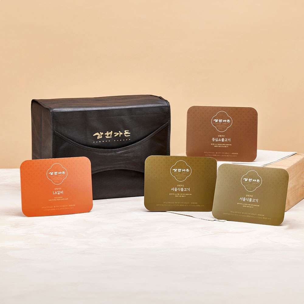 삼원가든 불고기&갈비 모듬 선물세트 진