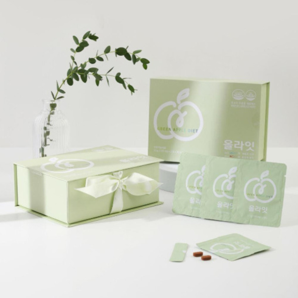 올라잇 다이어트 그린 150포(550mg x 2정 x 150포)