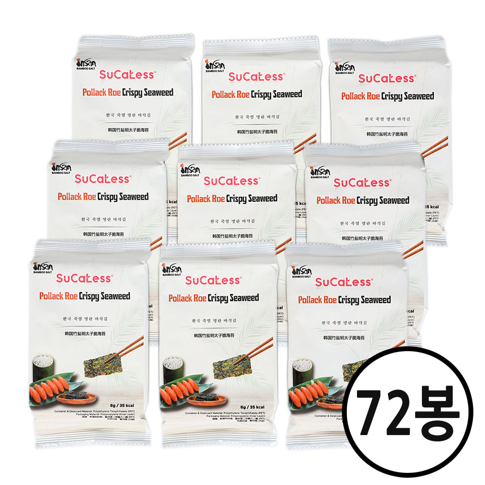 인산죽염 명란김 [6g 72개]