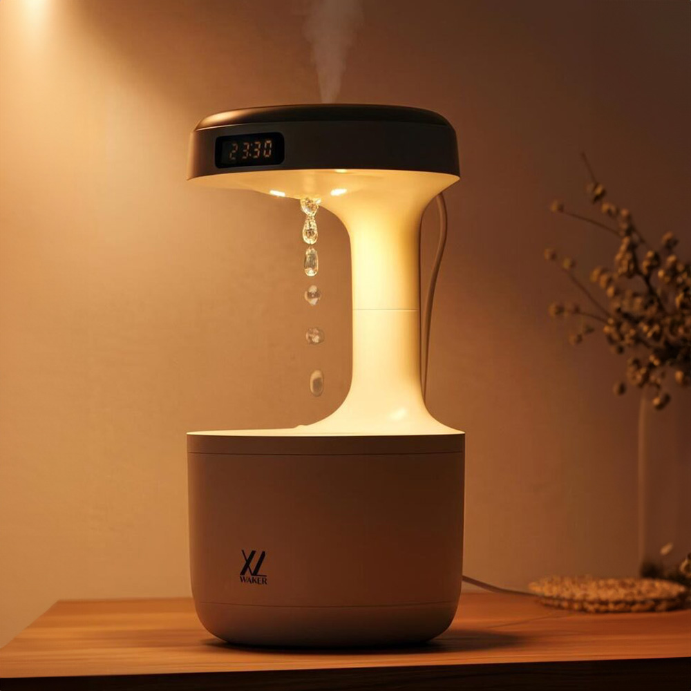 [2026년형] 와커 거꾸로 올라가는 USB 물방울 가습기 화이트