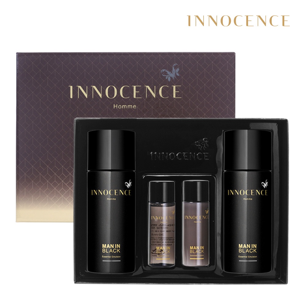 [나드리] 이노센스 맨인블랙 에센셜 2종 + 휴대용 2종 세트 (쇼핑백 포함)