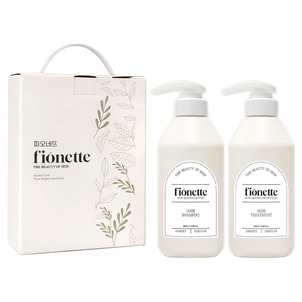 [피오네뜨] 퍼스널케어 2종 선물세트 (샴푸/트리트먼트)