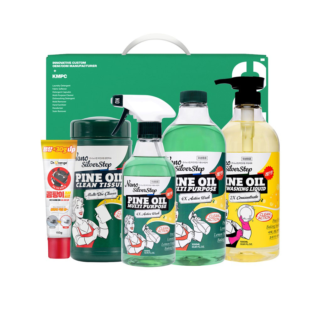 3-2호 은나노스텝 청소 세트 5종 선물세트