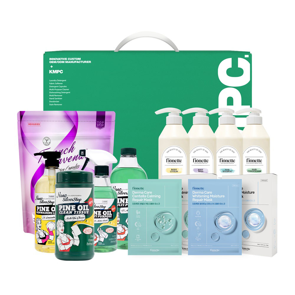1-2호 은나노스텝&탑스텝 & 피오네뜨 청소/세탁/퍼스널케어 11종 선물세트