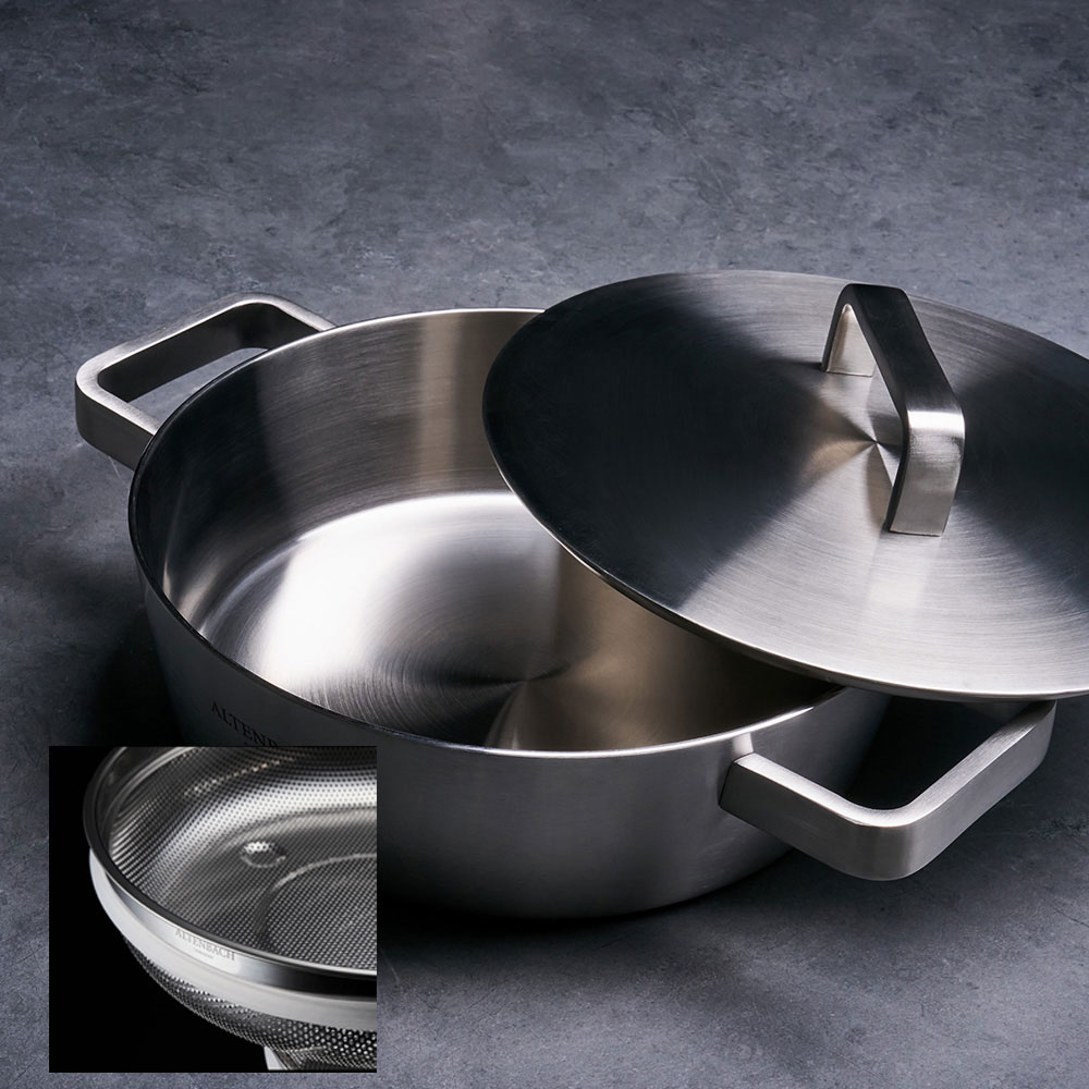 아트리움 냄비 24cm 전골+하이브리드 스티머 24cm