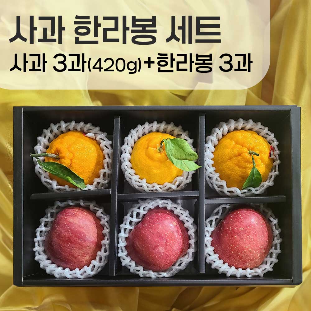 사과3 420g내외+한라봉3