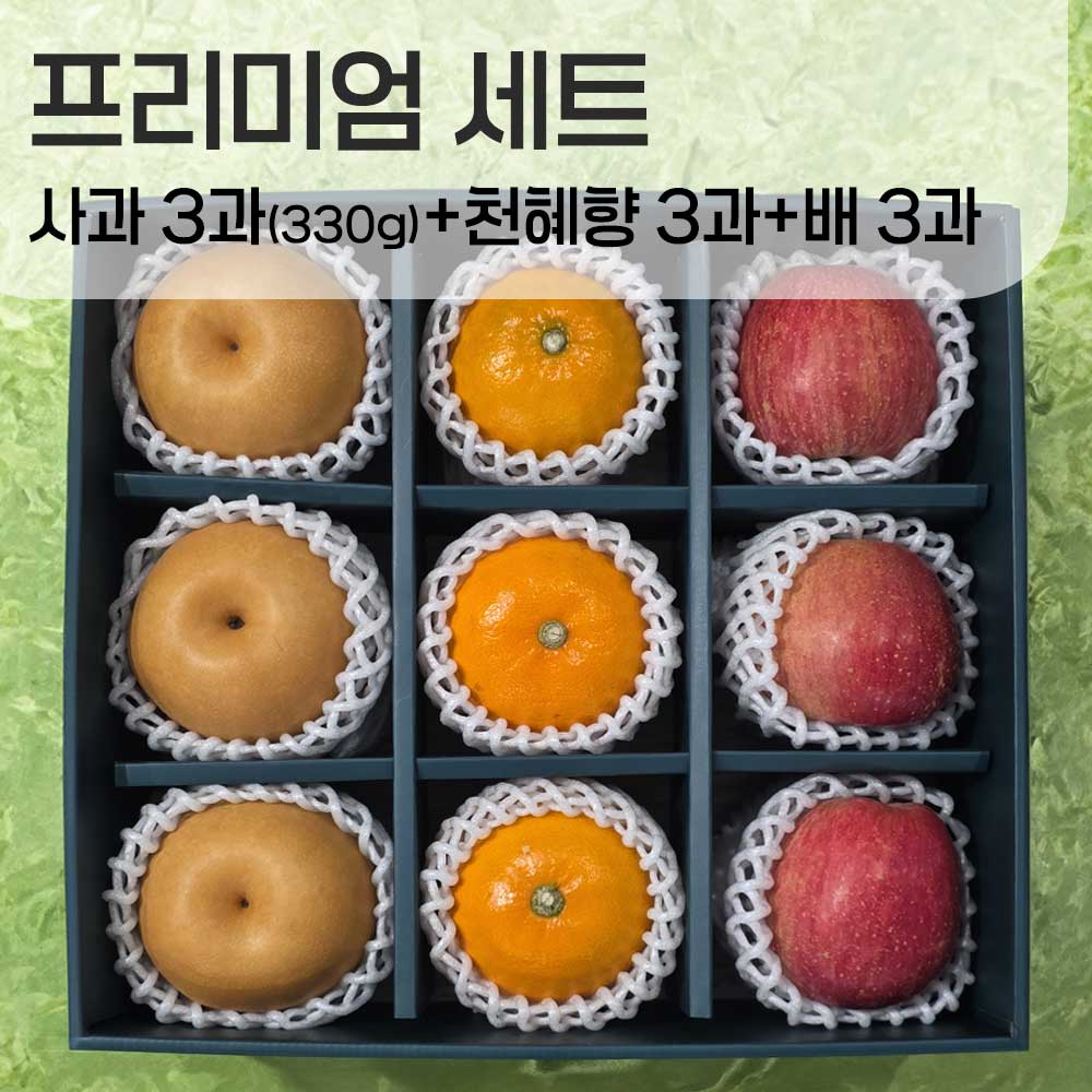 사과3과 330g+천혜향3과+배3과