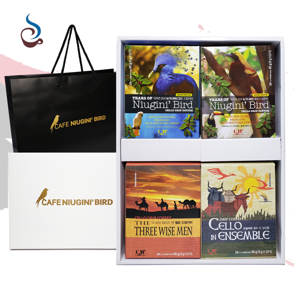 파푸아뉴기니 블루마운틴 드립커피 4종 선물세트