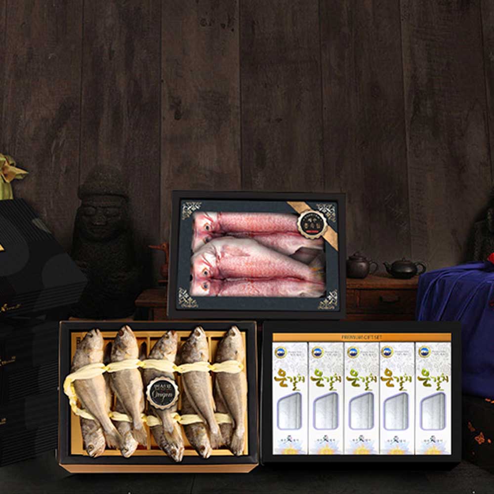 [애명작컬렉션] VVIP 프레스티지 대표 수산물 트리플 B(굴비,갈치,옥돔)