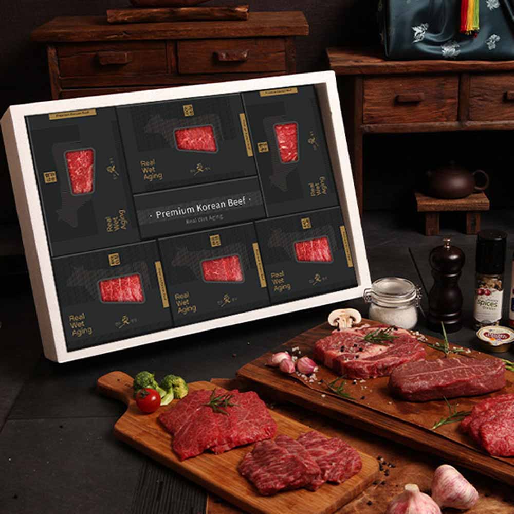 [한우애명작] 투뿔숙성 명품기획_로스&정육 스페셜특선(꽃목보불불육)