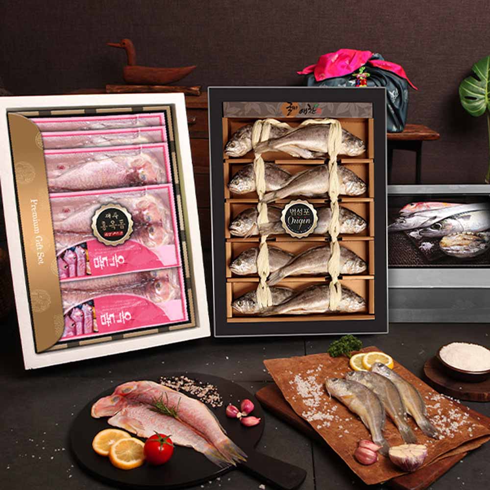 [애명작컬렉션] VIP 제주홍옥돔&영광참굴비 스페셜 특선(2단)