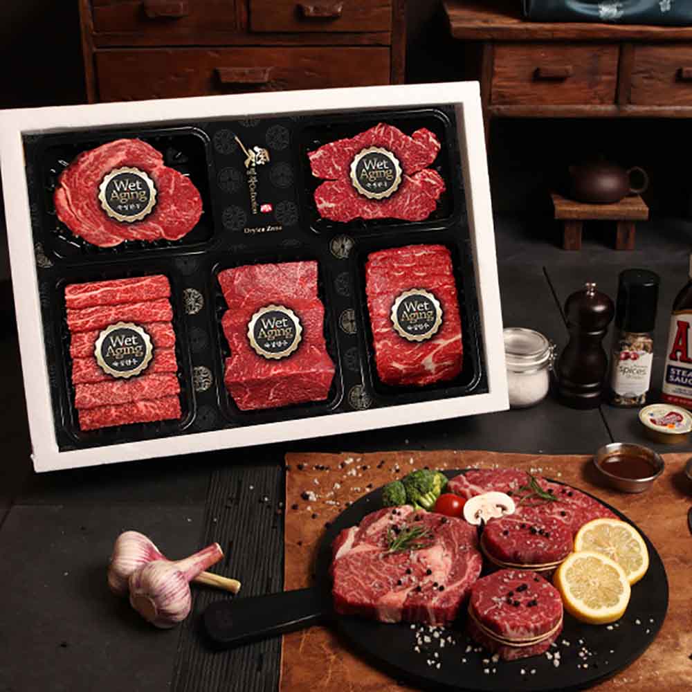 [한우애명작] 투뿔숙성 한정기획_구이특선 스페셜특호(꽃2채2삼2보2꽃목2)