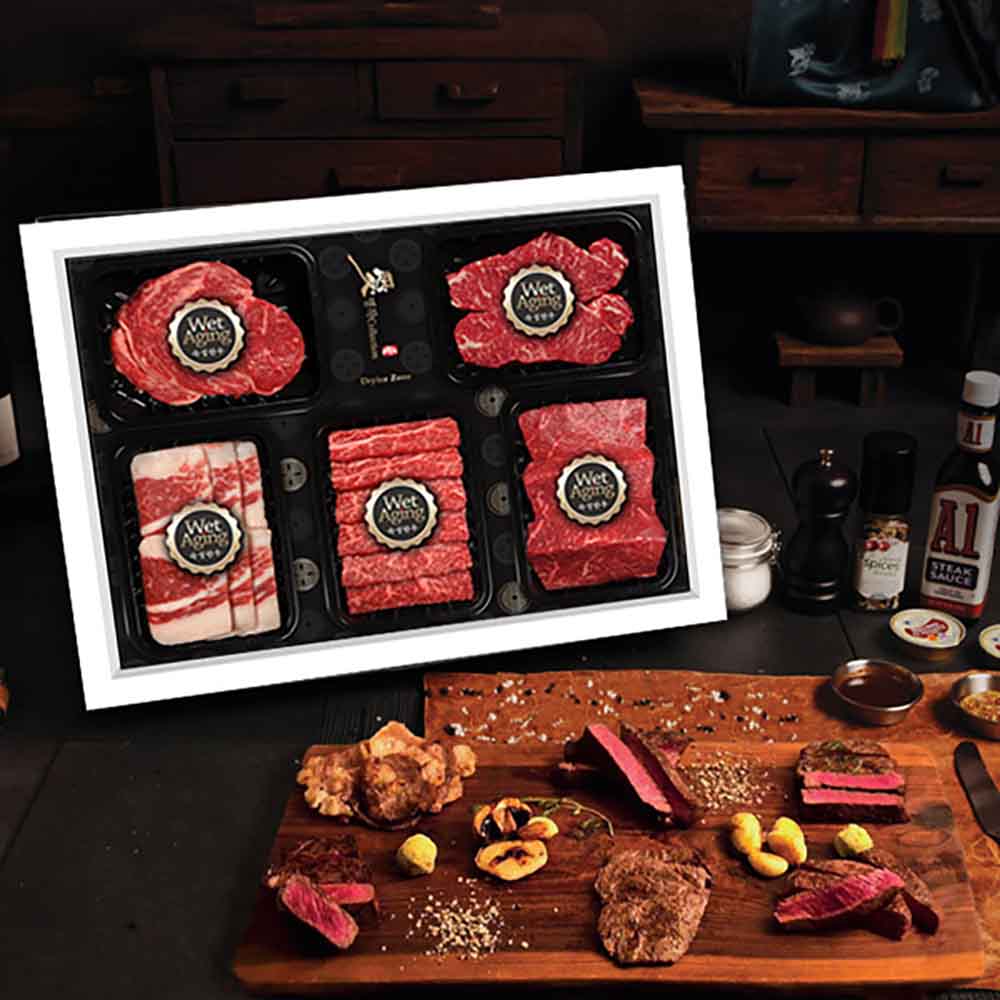 [한우애명작] 투뿔숙성 한정기획_오마카세 5선 특호(꽃2채2삼2차2보2)