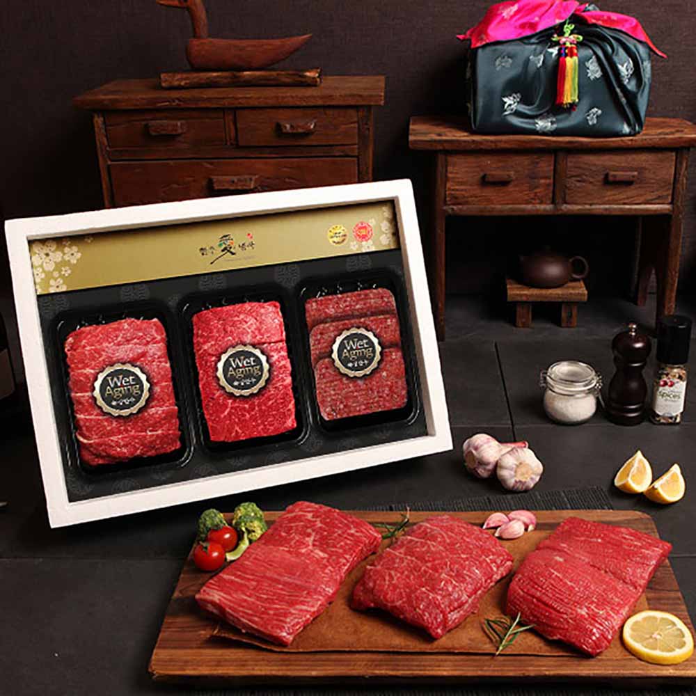 [한우애명작] 프리미엄 인기정육&담양식떡갈비 2호(불국떡)