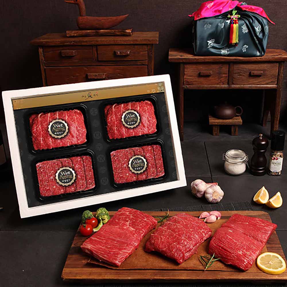 [한우애명작] 프리미엄불고기&담양식 떡갈비 1호