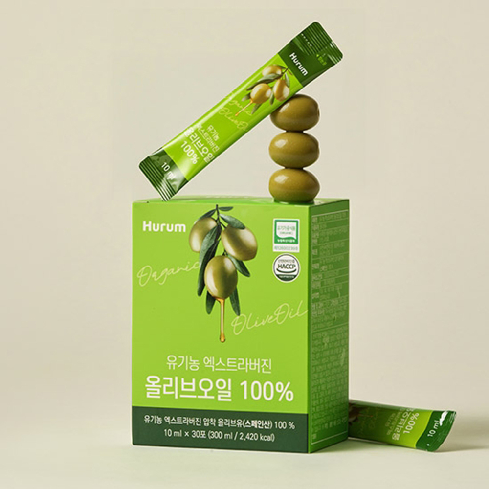 [휴럼] 유기농 엑스트라버진 올리브오일 100% 30포