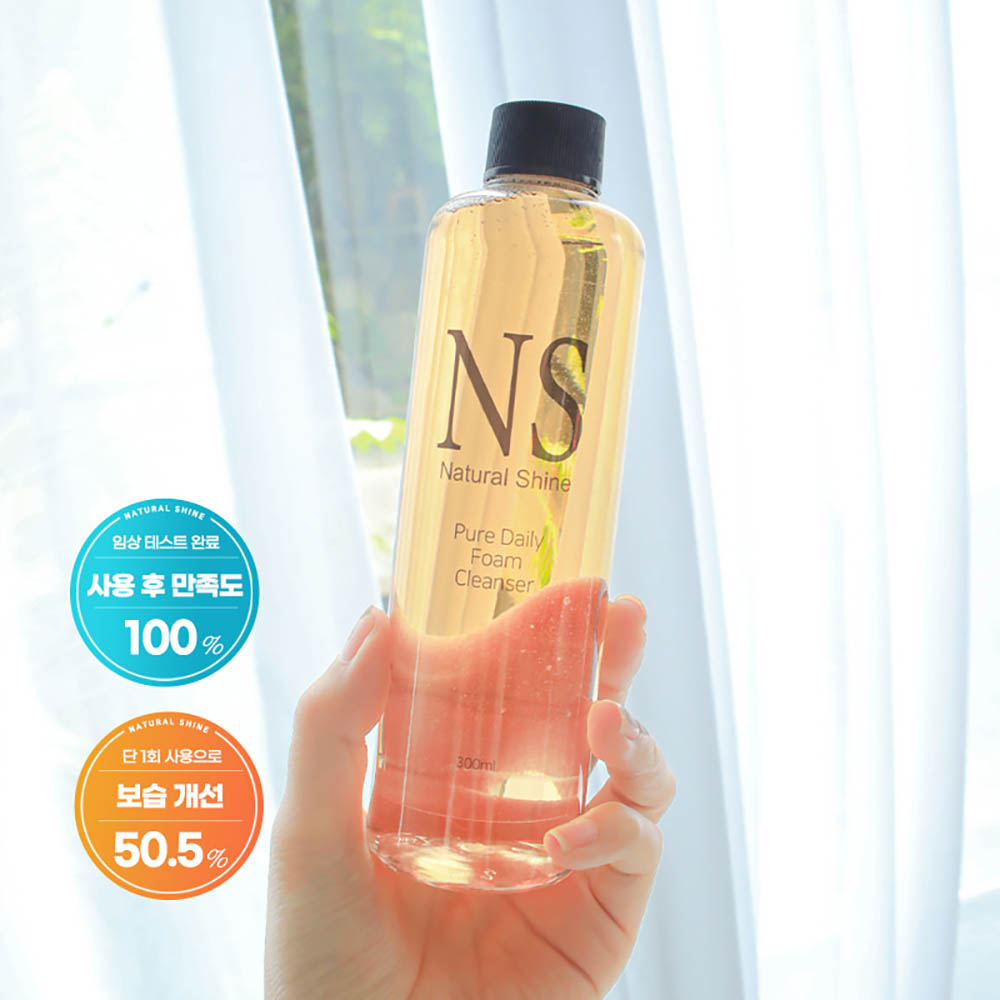 [네츄럴샤인] 퓨어 데일리 폼 클렌져 300ml