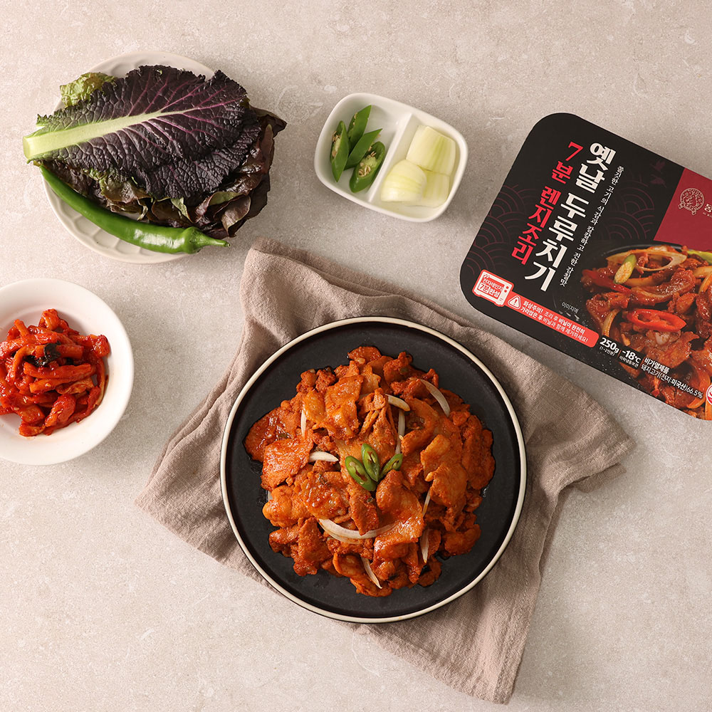 [동방생고기] 전자레인지 7분조리 옛날 두루치기 250g x 3팩