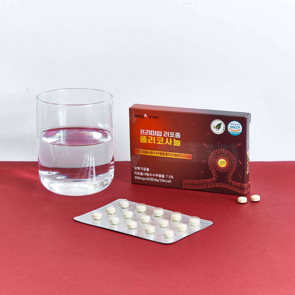 [상아제약] 프리미엄 리포좀 폴리코사놀 300mg x 30정(9g)
