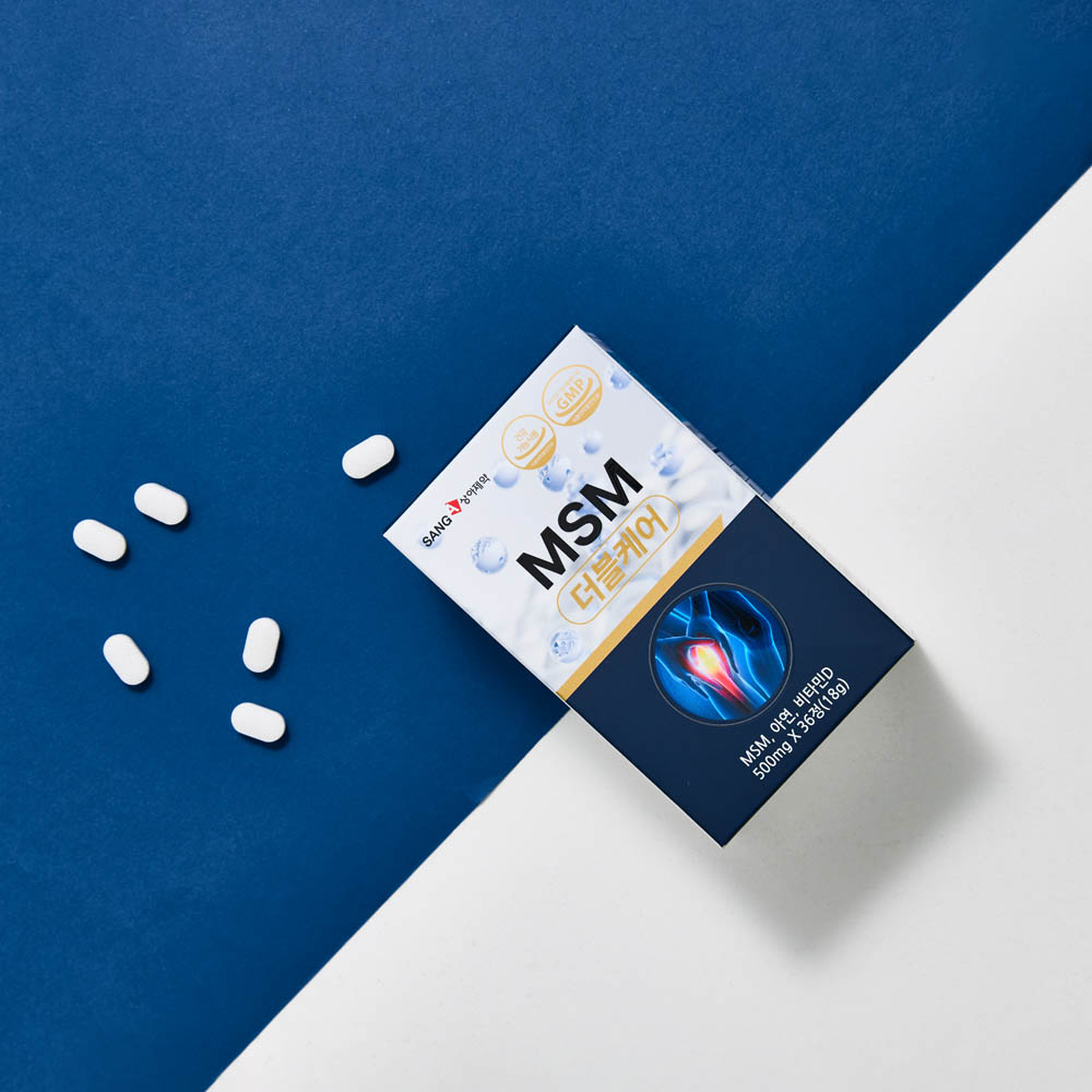 [상아제약] MSM 더블케어 500mg x 36정 x 10개입(180g)