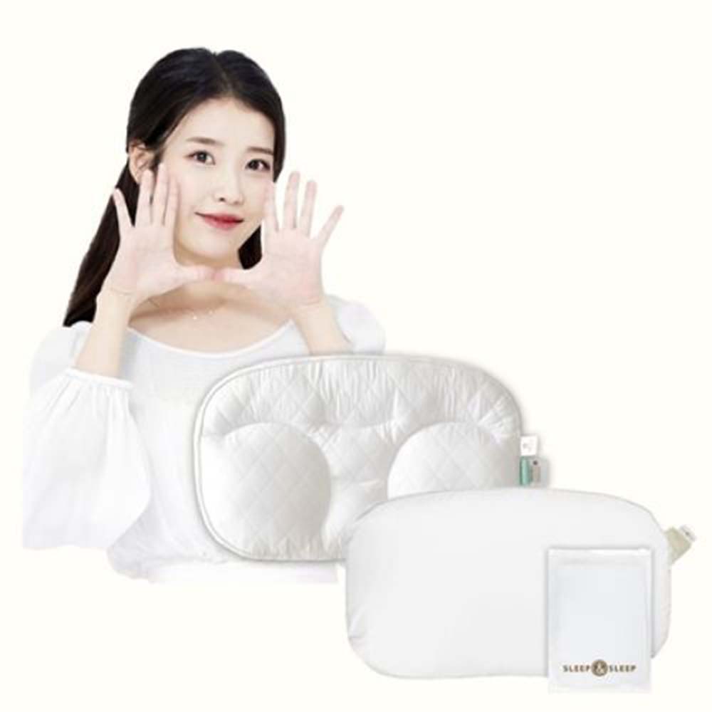 [Sleep&Sleep] IU Deep Sleep Pillow S + Pillow Cover Set (Pillow Cover Color Randomly Sent)