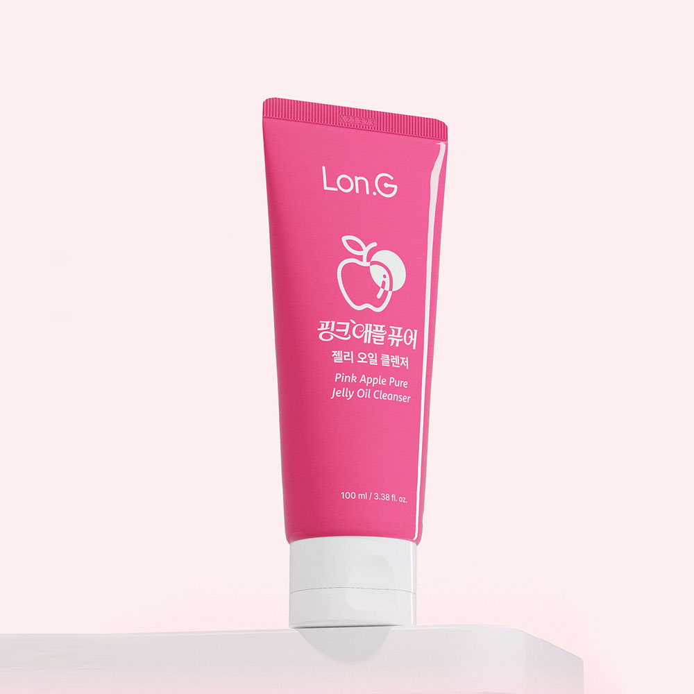 [Lonji] Pink Apple Pure Jelly Oil Cleanser 100ml (Pink Apple Pure Jelly Oil Cleanser)