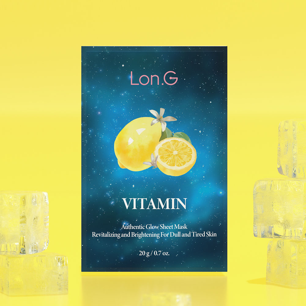[Lonji] Vitamin Mask Pack 20g10EA (Vitamin Authentic Glow Sheet Mask (20g10EA))