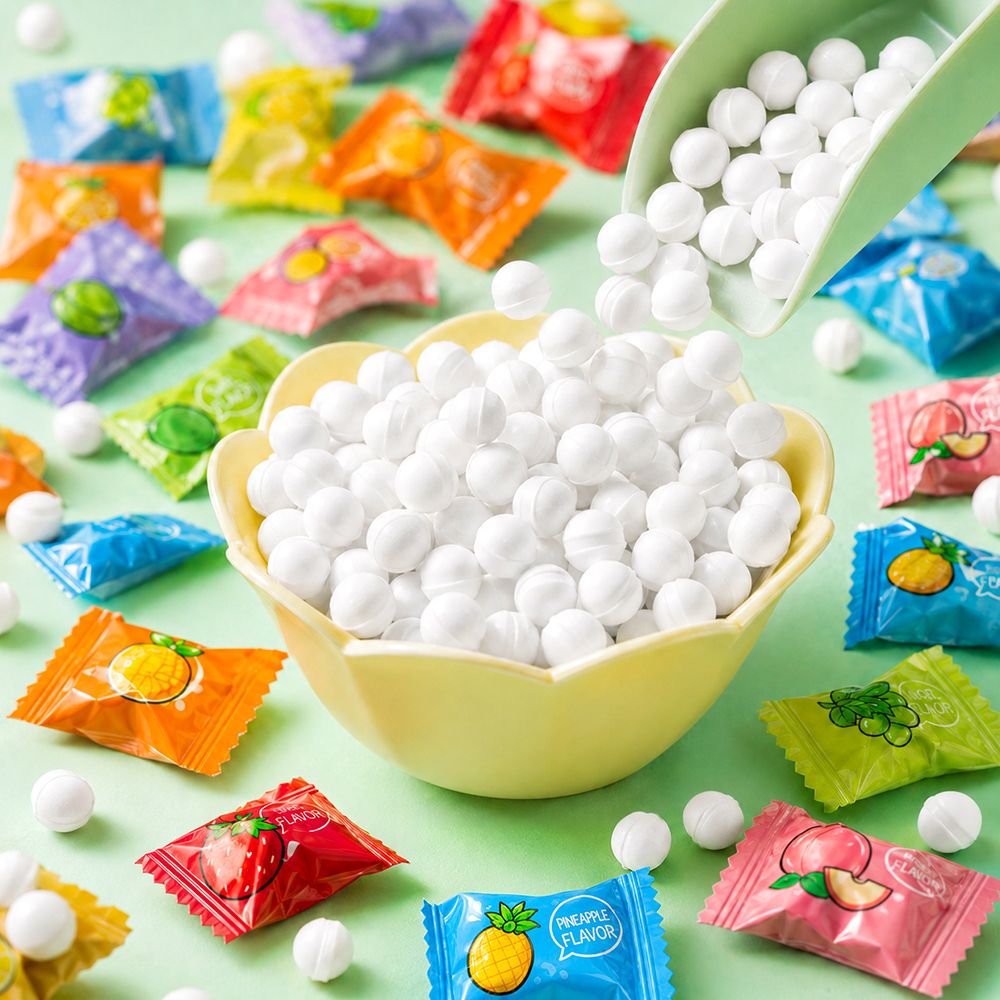 [Sugar-free] [Xiaola] Vitamin C 12 types Mint VitaPipC Mini Candy 500g