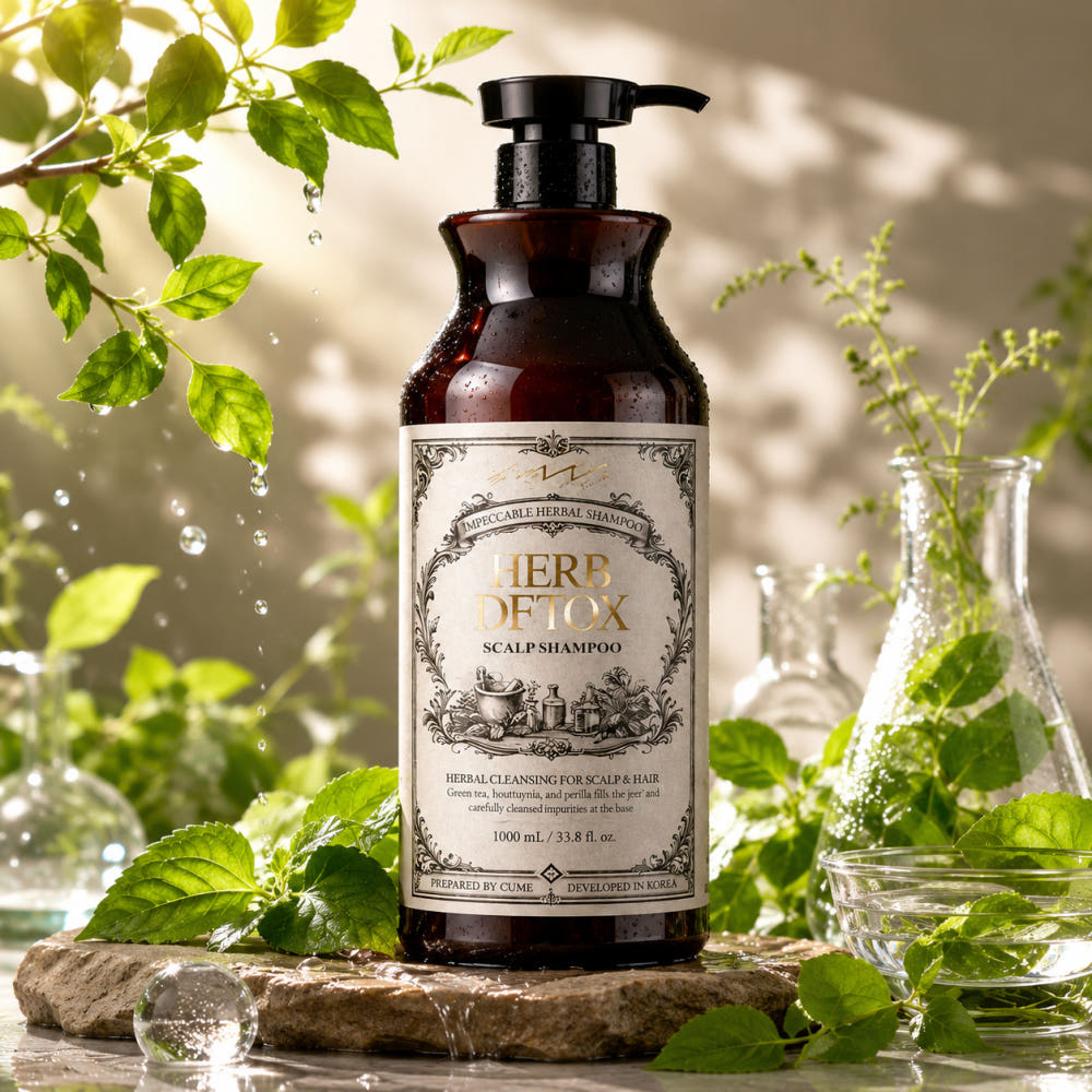 [Patent Ingredient for Hair Loss Prevention and Hair Growth Promotion] Hair Loss Symptom Relief Functional Kume Herb Detox Shampoo 1000ml