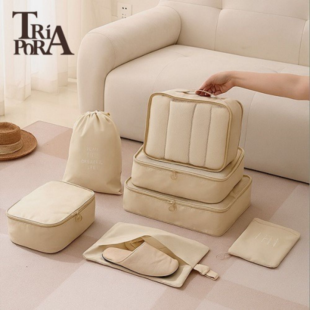 [Tripora] Travel Pouch 7 Piece Set pouch 7j
