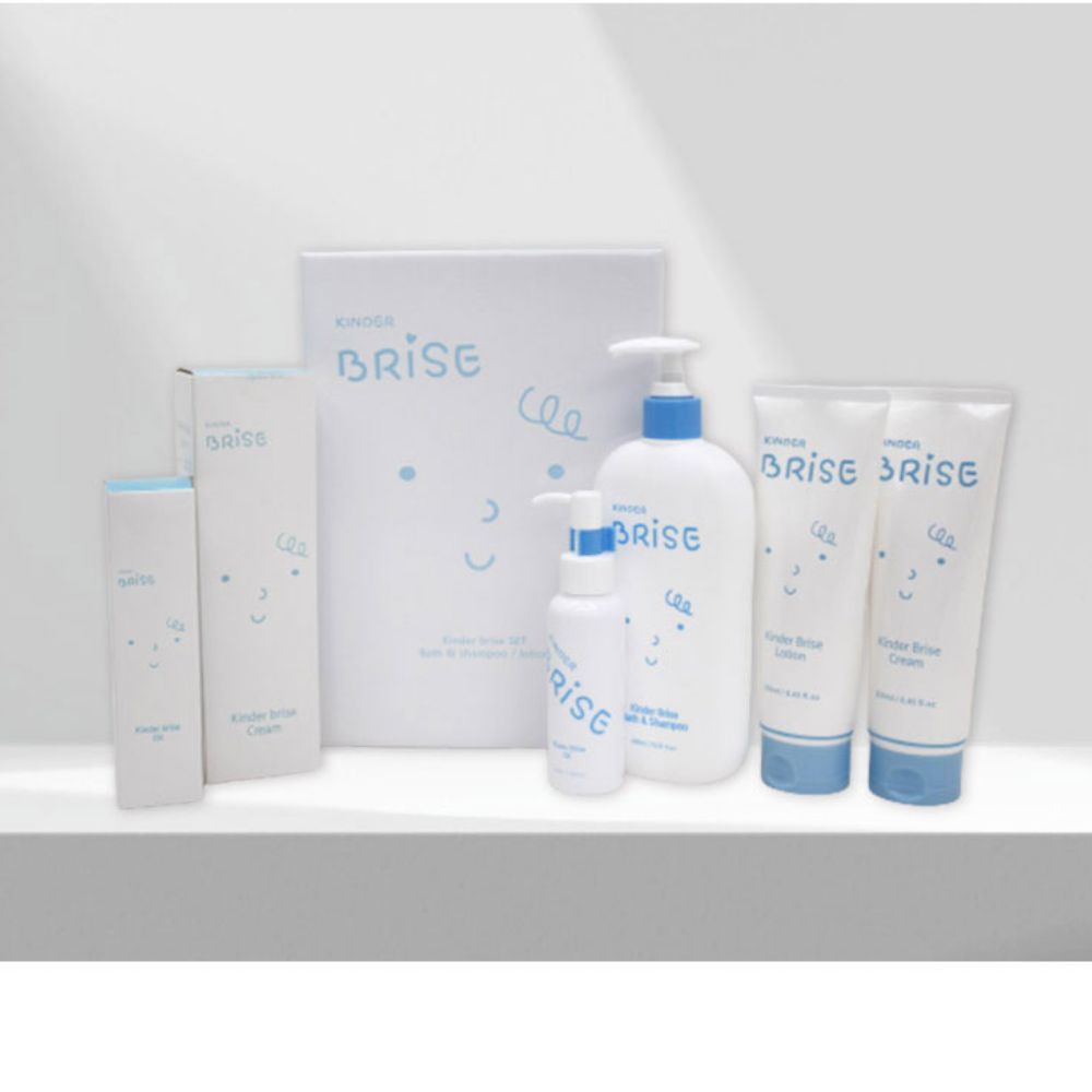 [Kinder Brise] 4-piece set (Bath + Lotion + Cream + Oil)