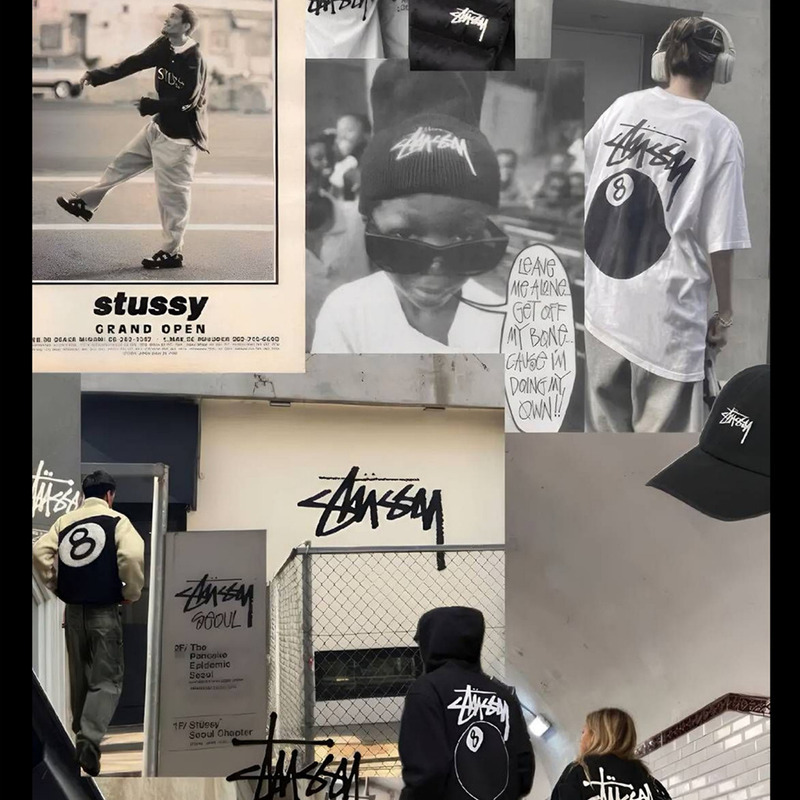 [Stussy] Fuzzy Dice Short Sleeve (Black)