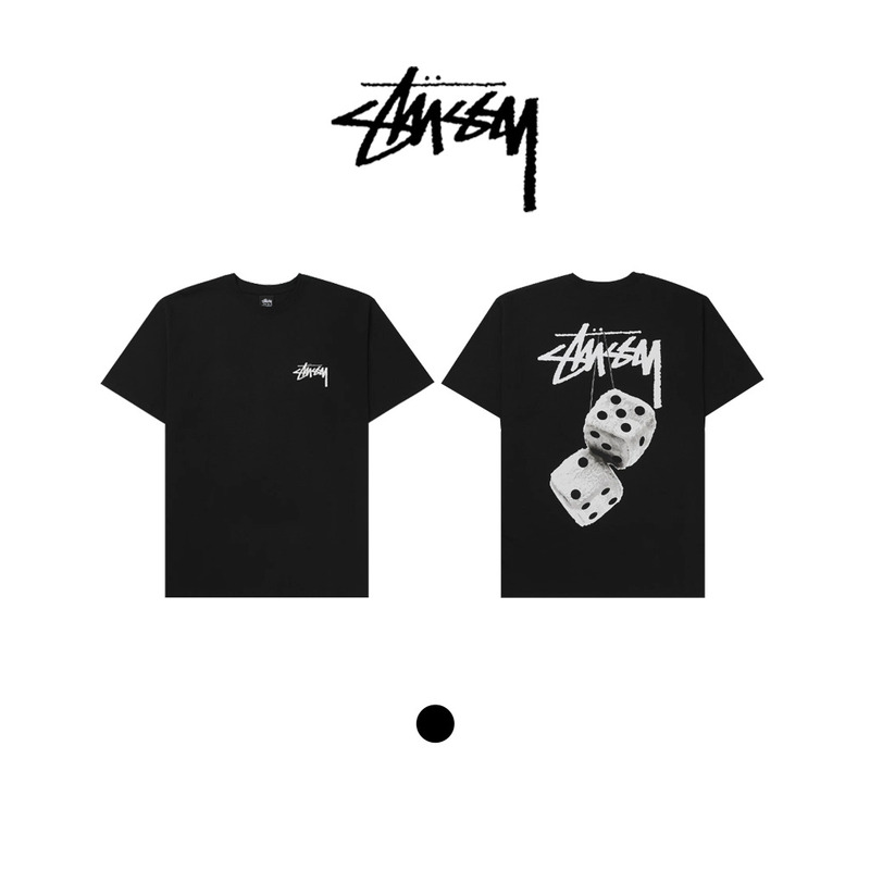 [Stussy] Fuzzy Dice Short Sleeve (Black)