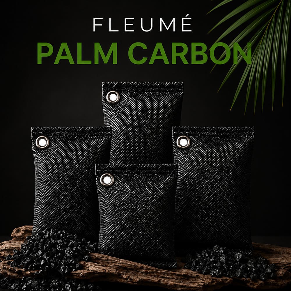 [Fleume] PALM CARBON (Palm Activated Carbon) / Deodorization, Dehumidification, Antibacterial Pouch 5P