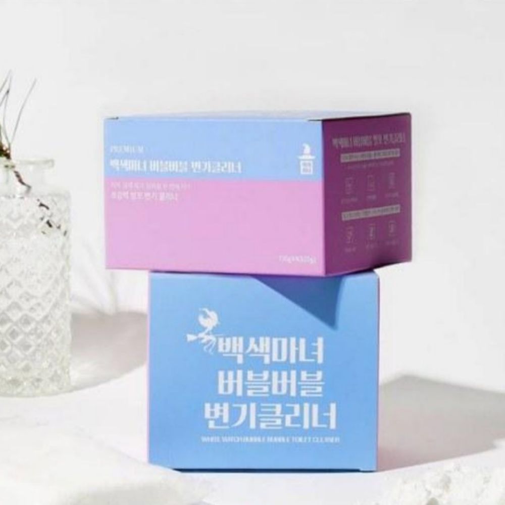 [백색마녀] 버블버블 변기클리너 130g 4개입