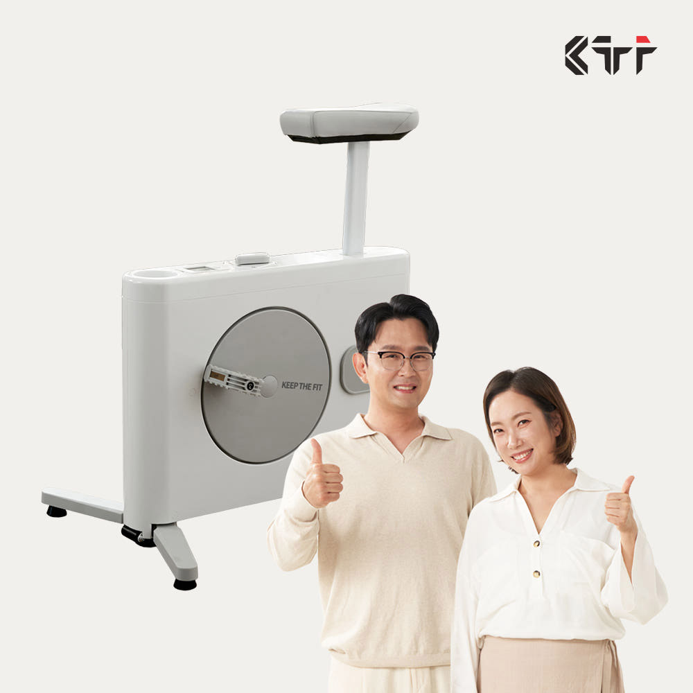[홈쇼핑 상품] [킵더핏] 윤형빈, 정경미의 틈라이더 접이식 실내사이클 바이크 좌식 미니 실내 자전거 KTF-B001