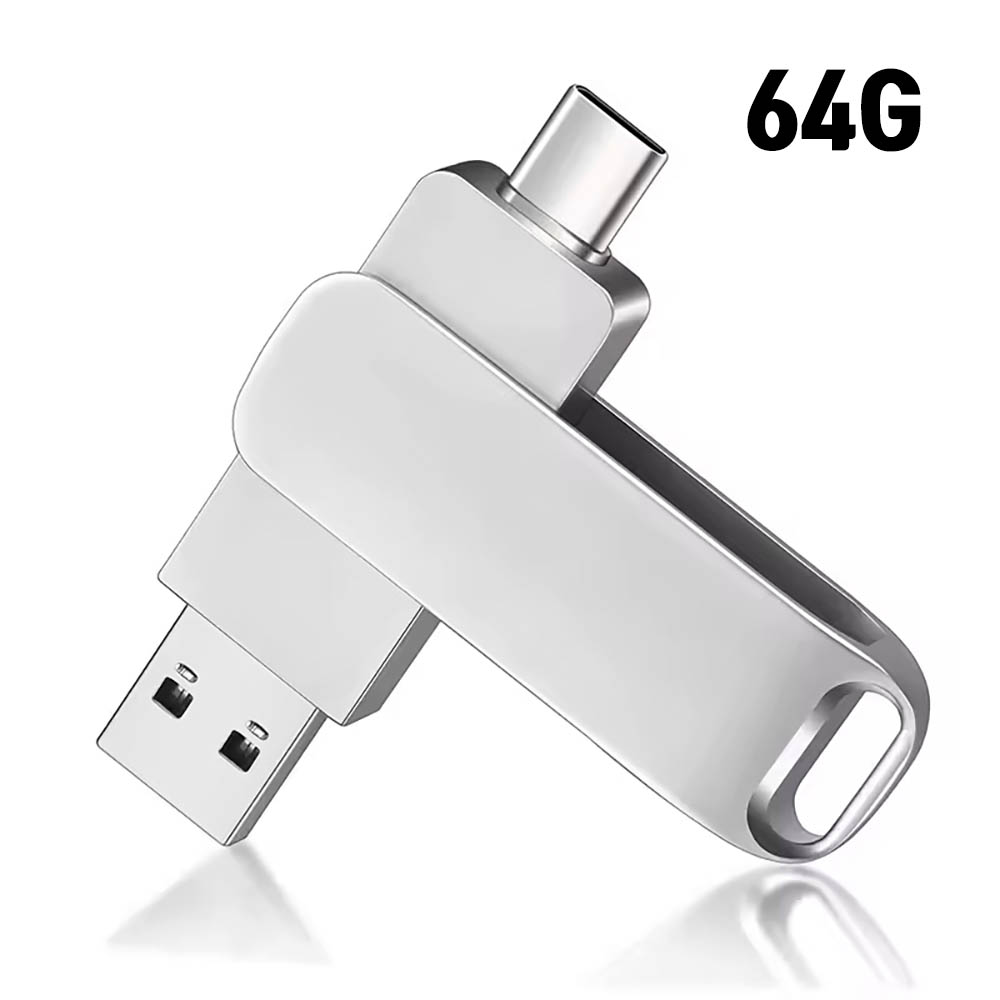 [보스위즈] USB 3.2 C타입 OTG 2in1 유에스비 양면스윙 메모리 벌크형 64G