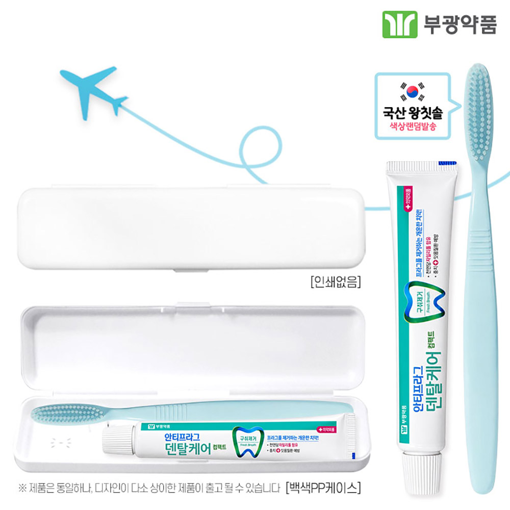 (PP,백색)부광 안티프라그치약50g 왕칫솔세트