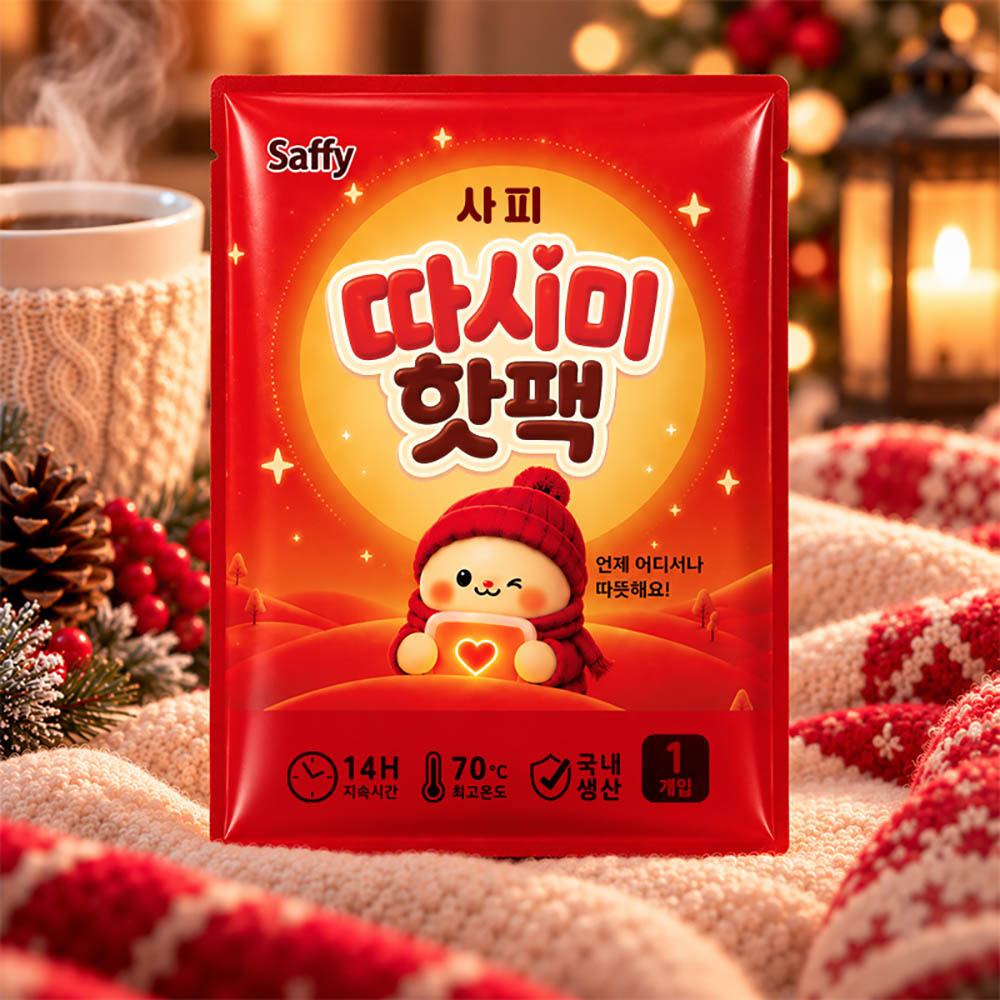 [사피] 따시미 핫팩80g(손난로타입)*200